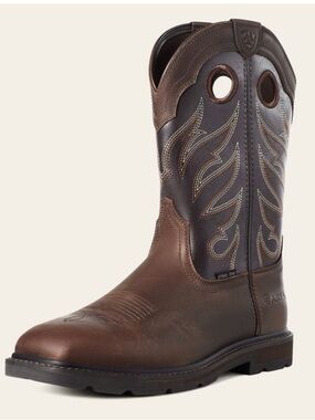 Brand new Groundwork Wide Square Toe Steel Toe Work Boot size 10